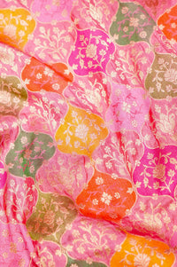 Handwoven Rangkat Banarasi Katan Silk Saree