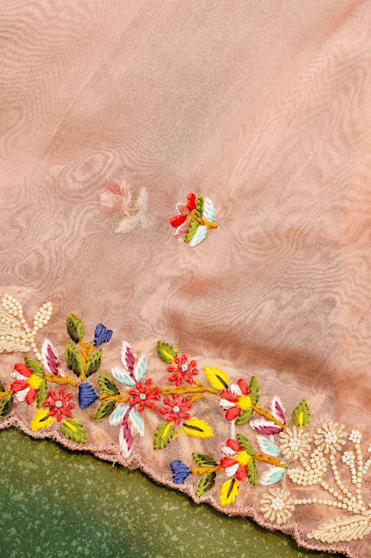 Designer Gold Crush Tissue Suit