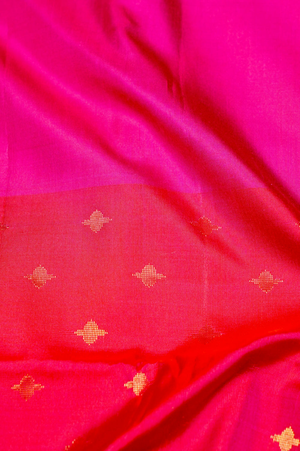 Handwoven Rangkaat Banarasi Soft Silk Saree
