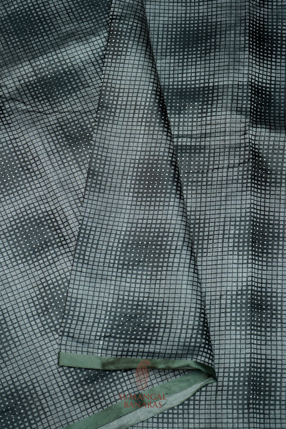Handwoven Black Banarasi Katan Soft Silk Saree