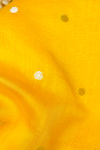 Designer Mustard Yellow Moonga Silk Suit