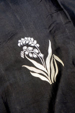 Handwoven Black Banarasi Moonga Silk Saree