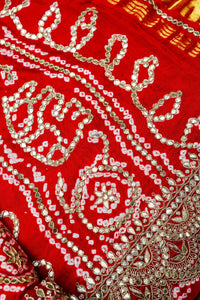 Handwoven Yellow Banarasi Gajji Silk Saree