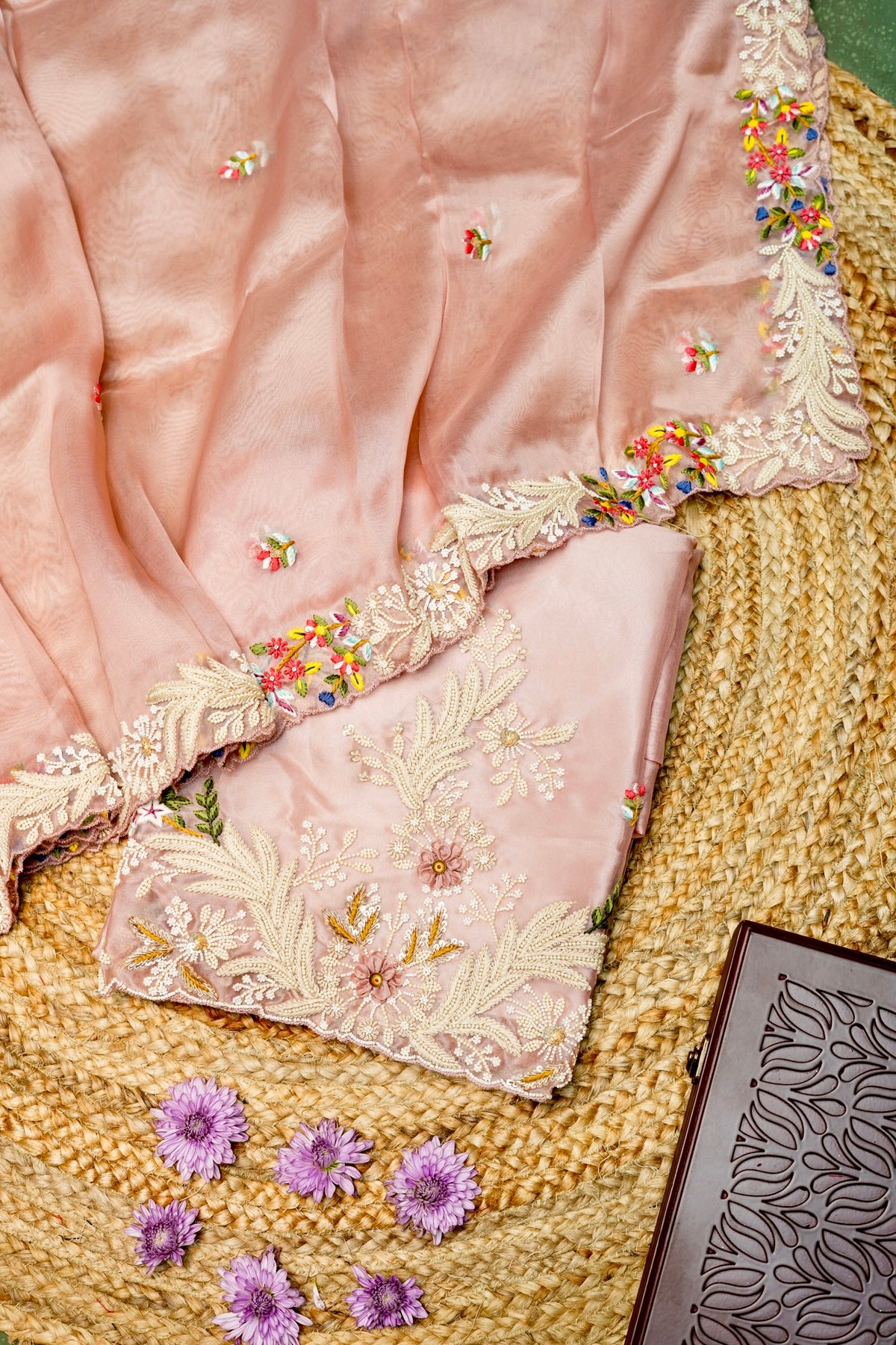 Designer Gold Crush Tissue Suit