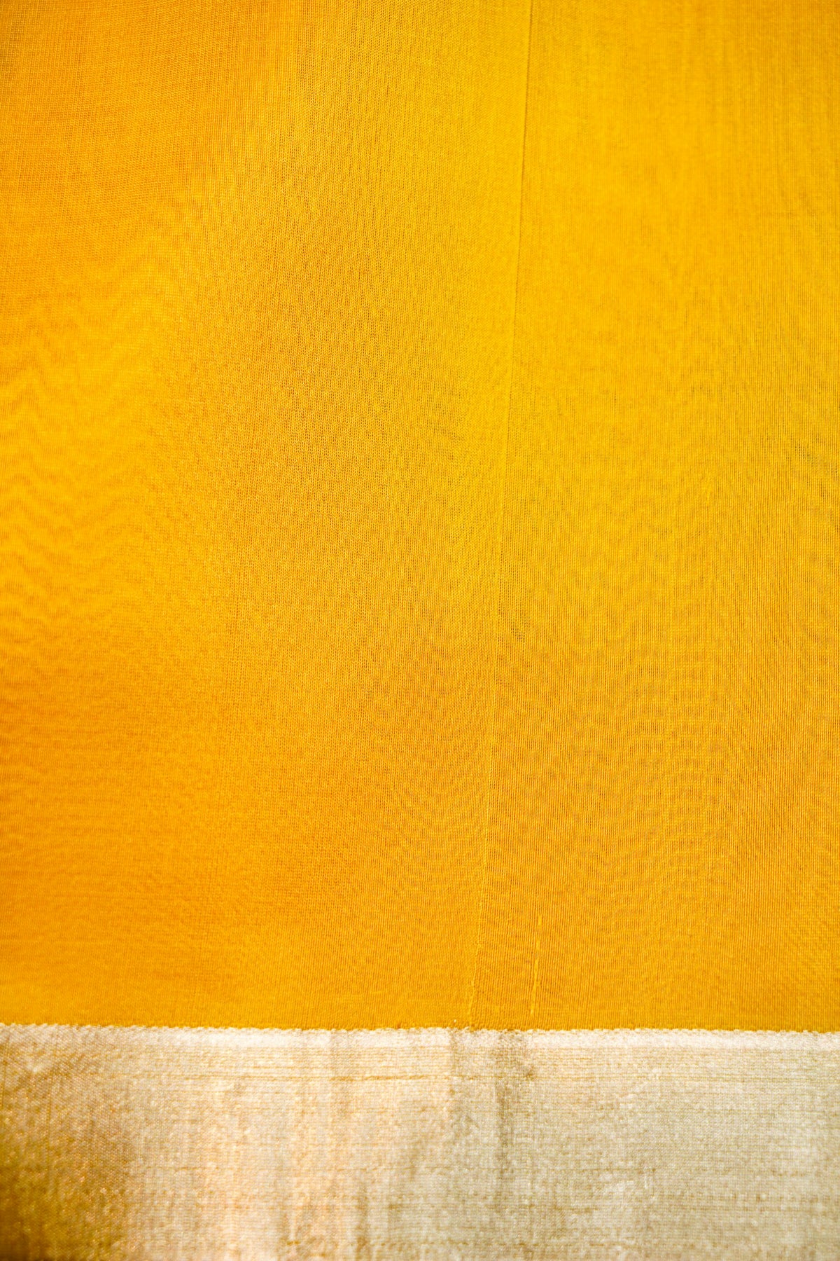 Handwoven Mustard Yellow Banarasi Katan Silk Saree
