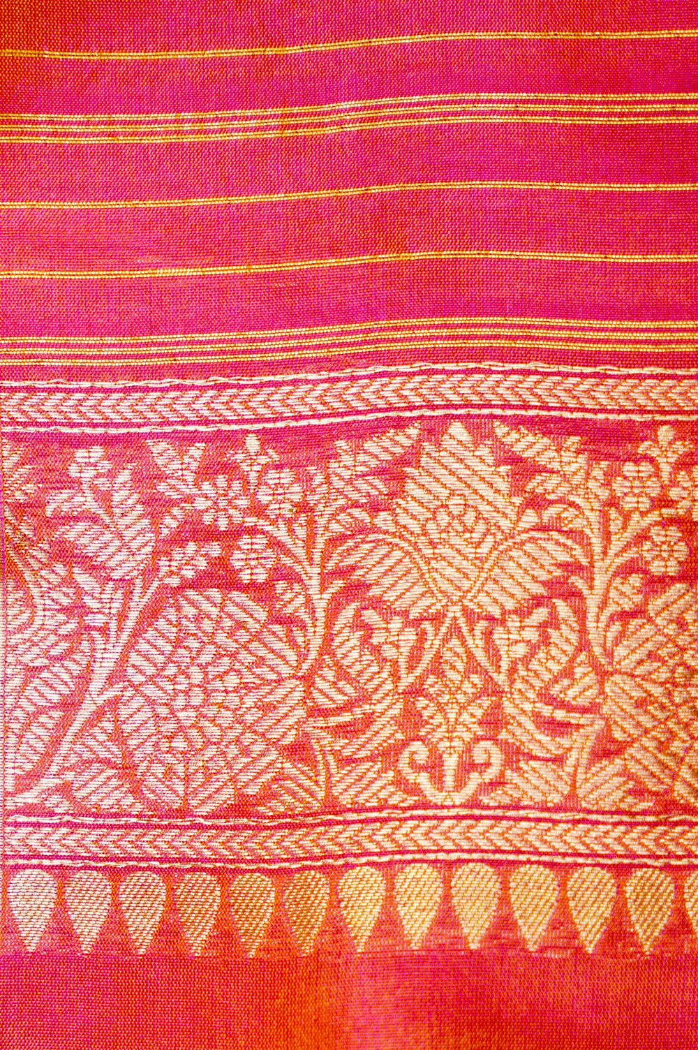 Handwoven Rangkat Banarasi Katan Silk Saree