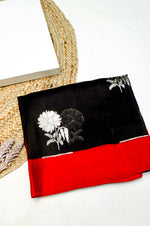 Handwoven Black Banarasi Organza  Saree