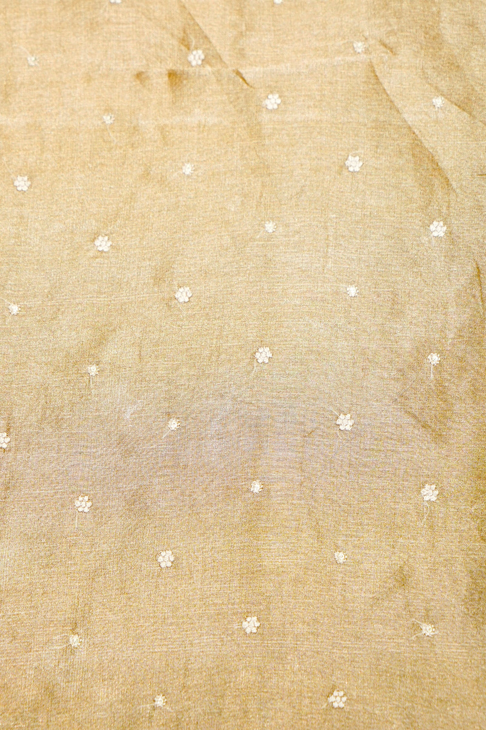 Designer Golden yellow Tissue Organza Suit