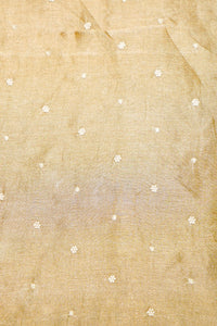 Designer Golden yellow Tissue Organza Suit