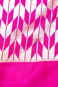 Handwoven Mustard Yellow Banarasi Moonga Silk Saree