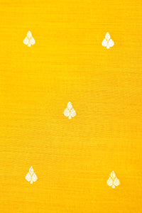 Designer Mustard Yellow Moonga Silk Suit