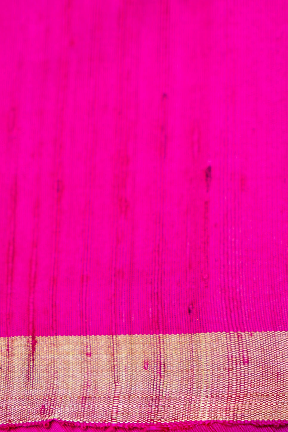 Handwoven Rani Pink Banarasi Soft Silk Saree