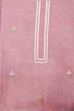 Designer Onion Pink Organza Silk Suit