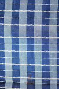 Handwoven Blue Banarasi Mashru Silk Saree