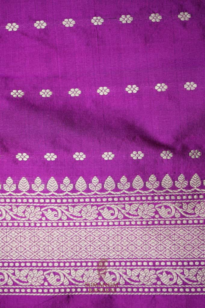 Handwoven Black Banarasi Katan Silk Saree