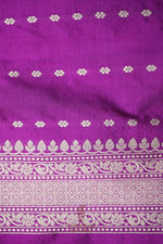 Handwoven Black Banarasi Katan Silk Saree