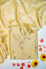 Designer Light Green  Organza Silk Suit