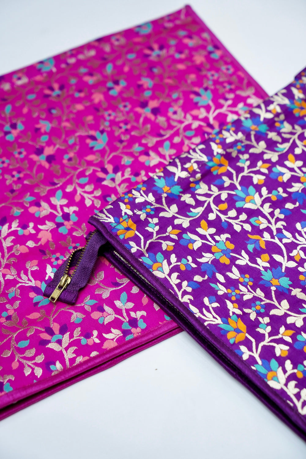 Floral Jaal Banarasi Heritage Bloom Carryall