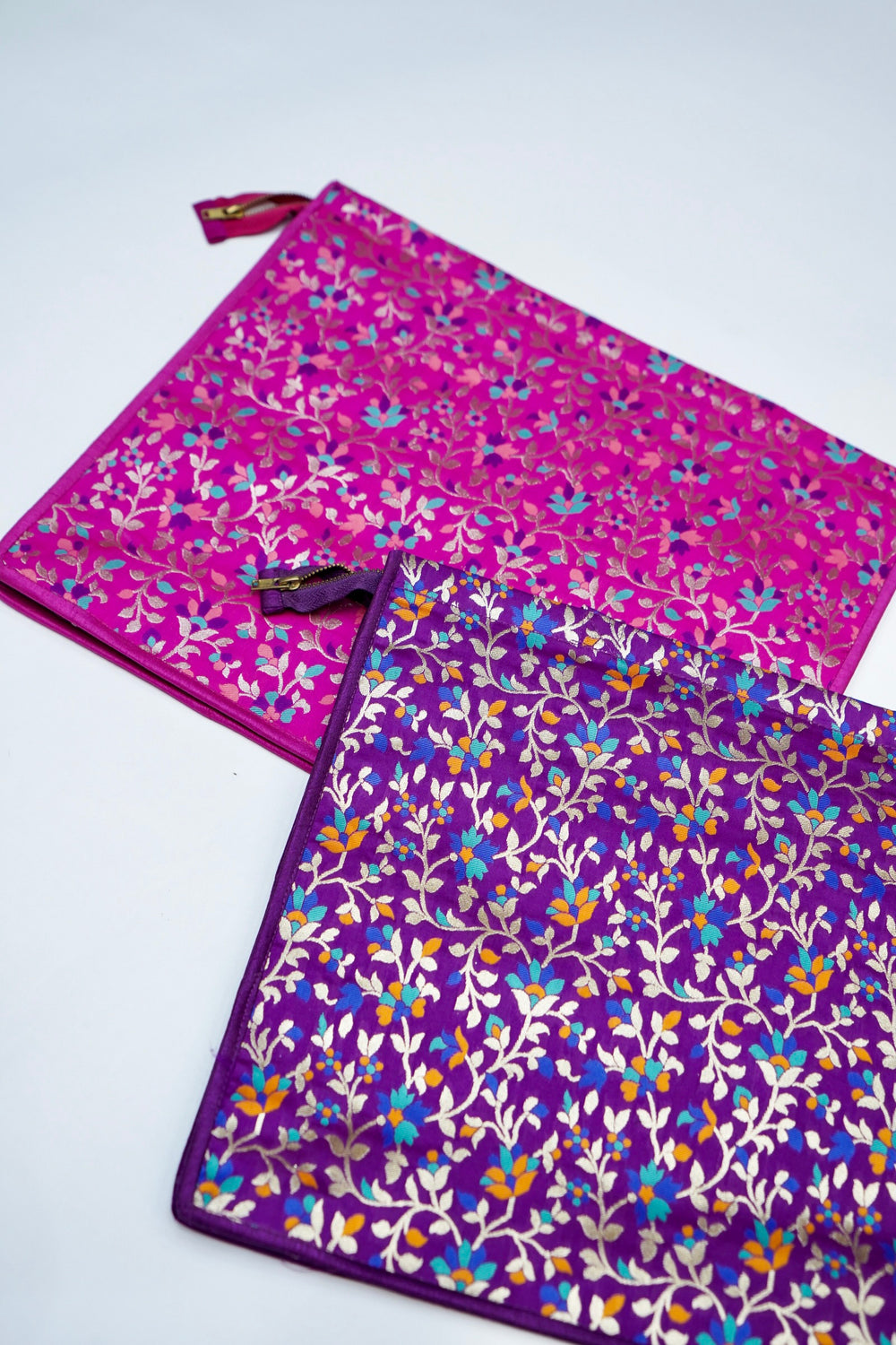 Floral Jaal Banarasi Heritage Bloom Carryall