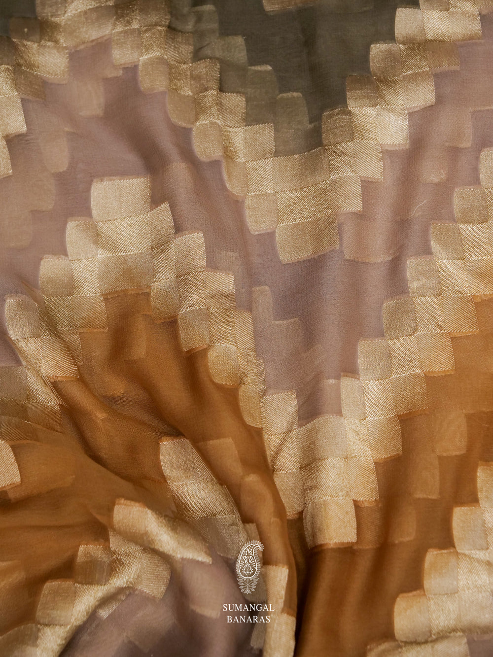 Rangkat Georgette Zigzag Saree