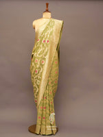 Raw Mango Meenakari Georgette Saree