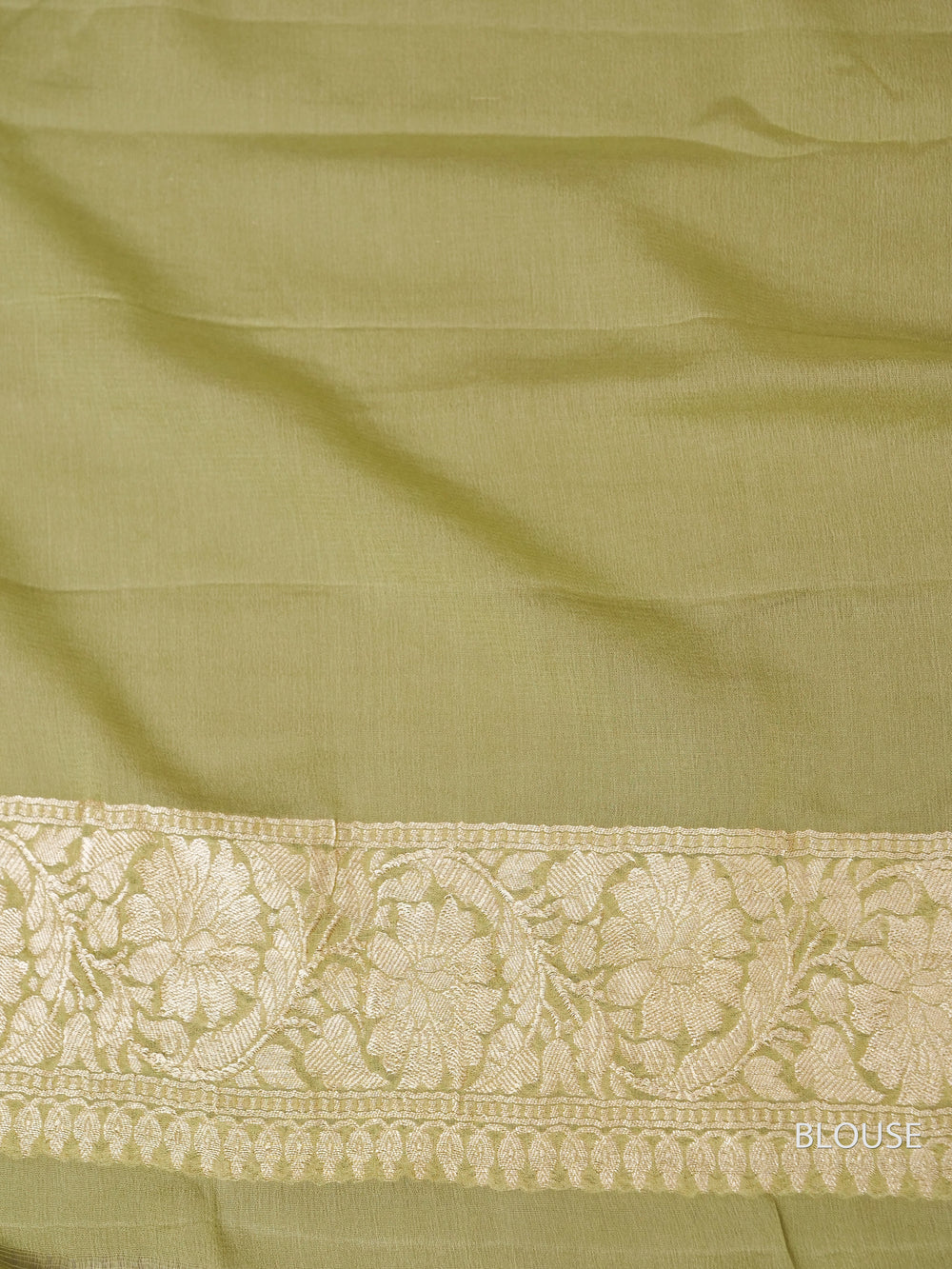 Raw Mango Meenakari Georgette Saree