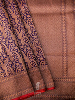 Handwoven Royal Blue Katan Silk Saree