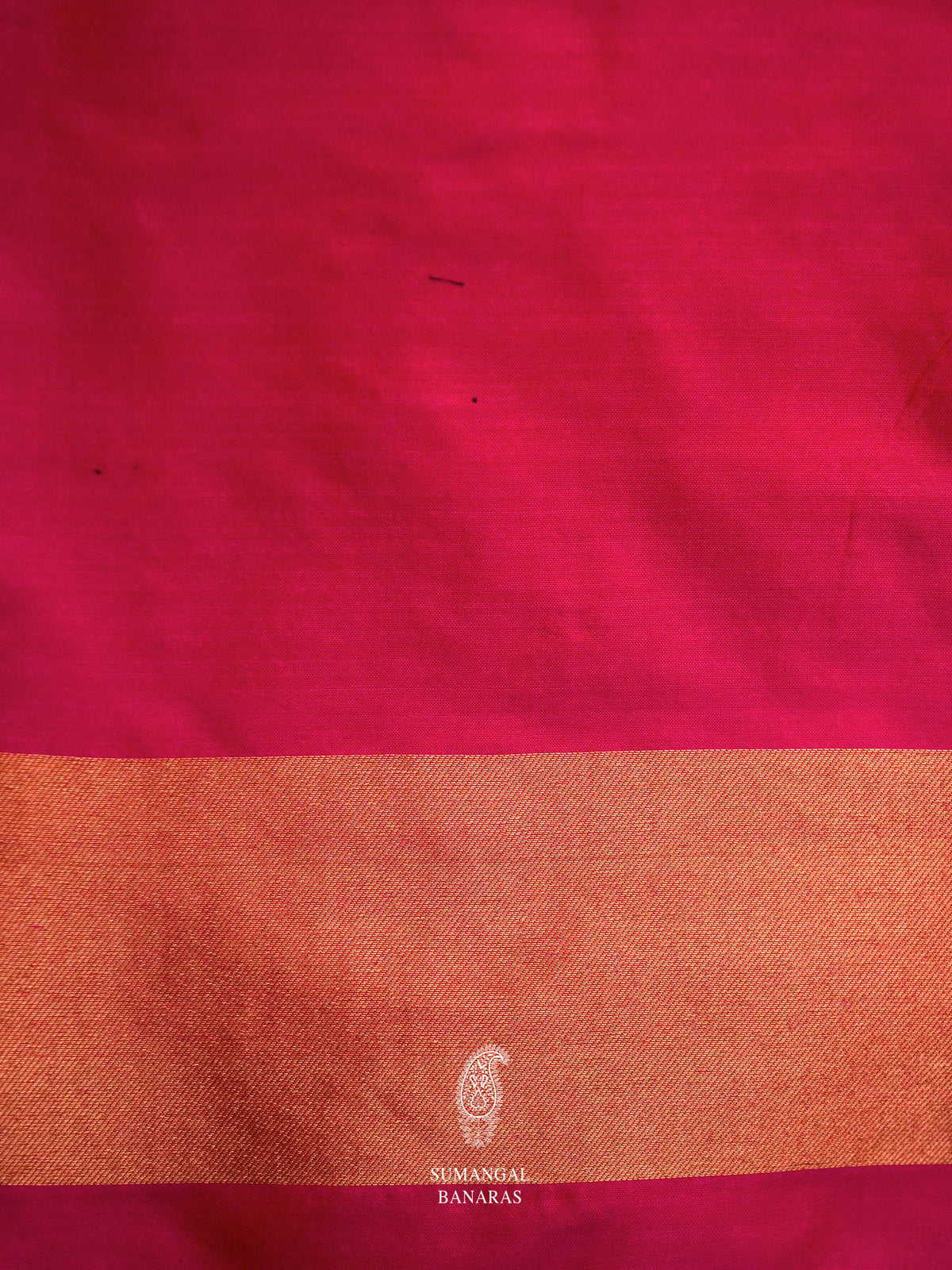 Handwoven Hot Pink Katan Silk Saree