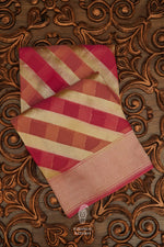 Onion Pink Georgette Rangkat Saree