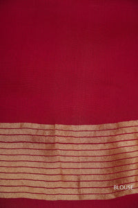 Onion Pink Georgette Rangkat Saree