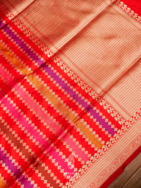 Handwoven Rangkat Katan Silk Saree