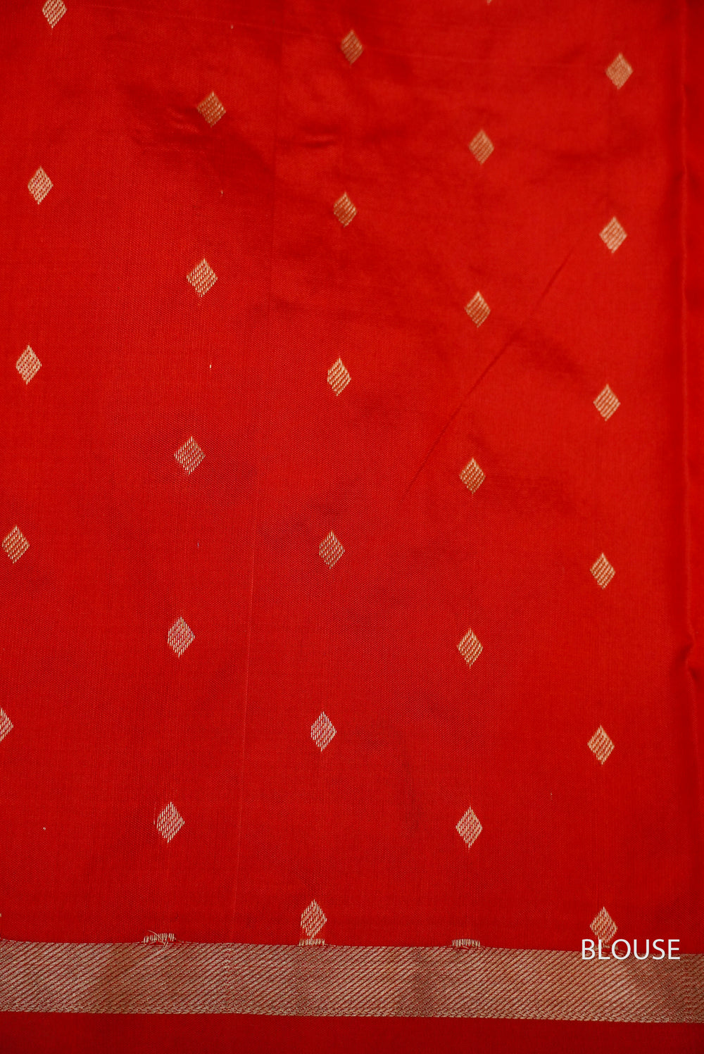 Handwoven Classic Red Stripes Pure Silk Saree