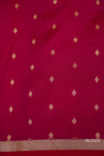 Handwoven Hot Pink Stripes Pure Katan Silk Saree
