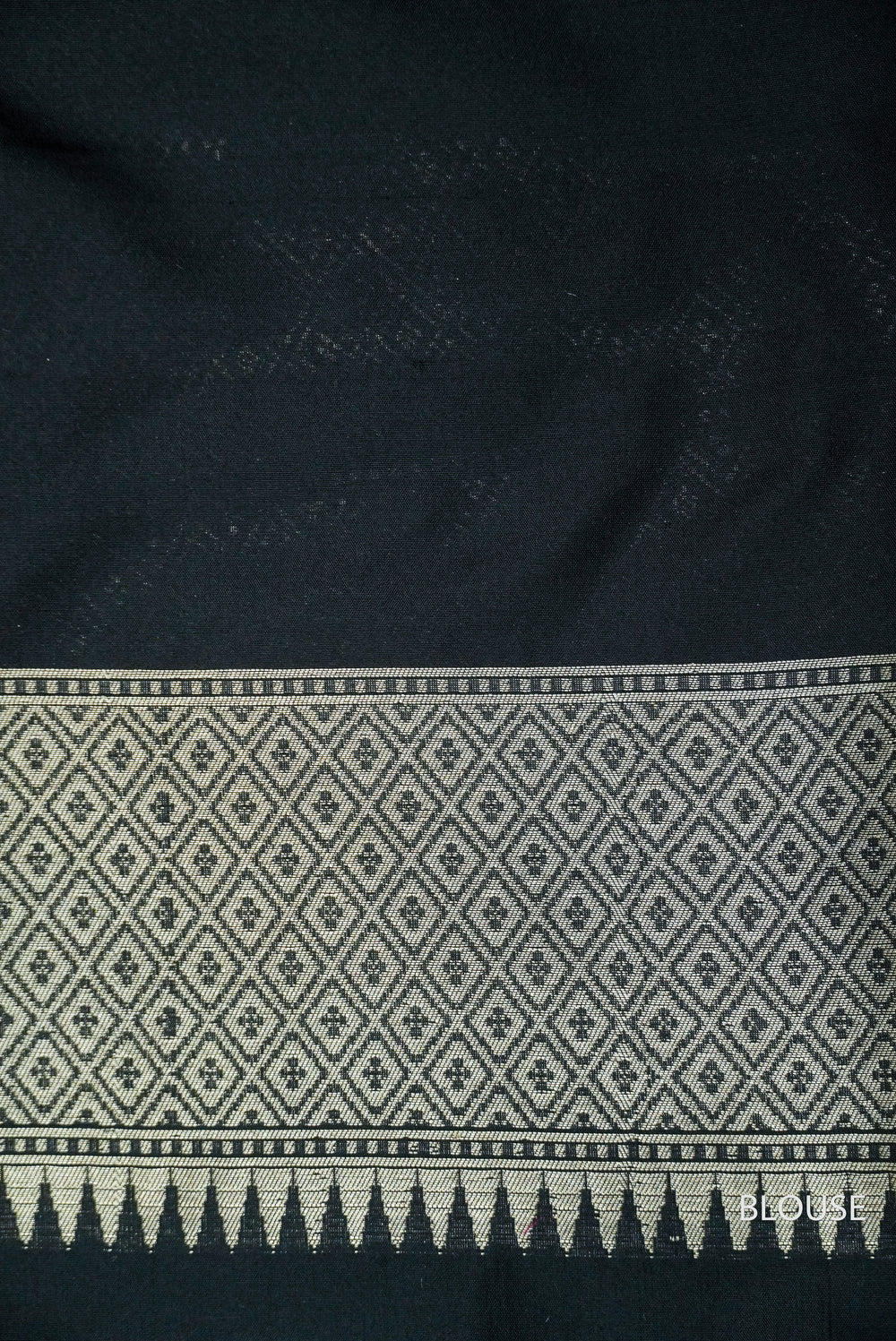 Handwoven Katan Silk Banarsi Classic Black Saree