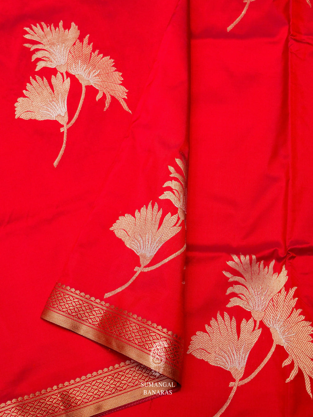 Handwoven Bright Pink Katan Silk Saree