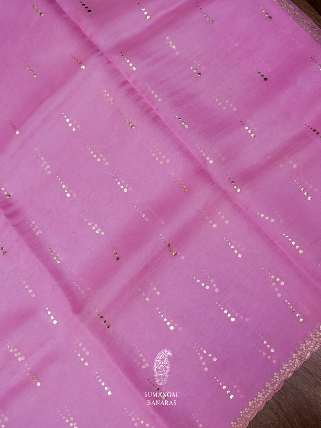 Light Purple Breezy Organza Saree