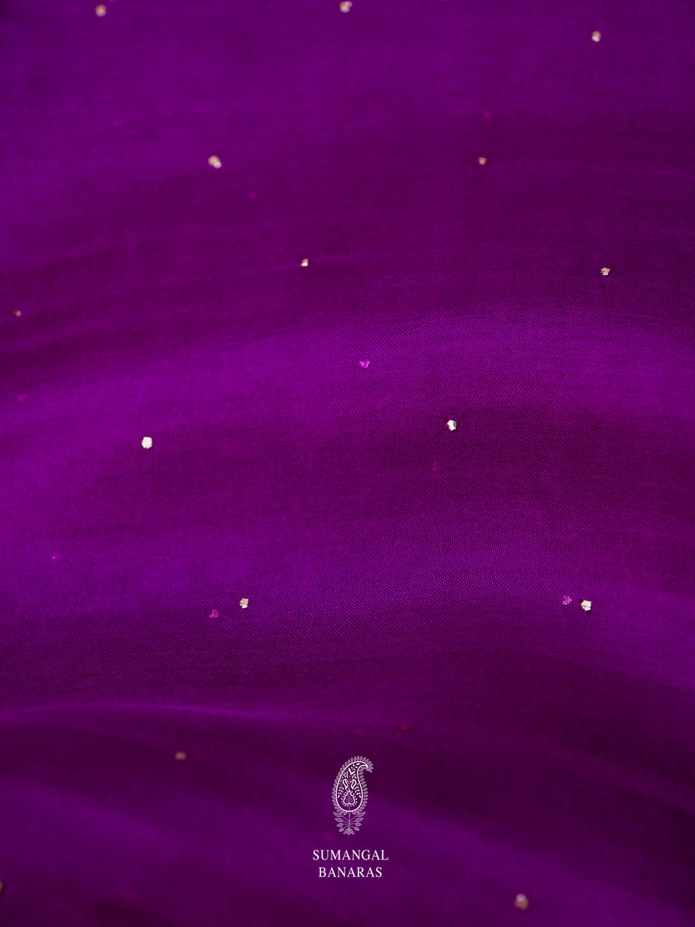 Violet Purple Breezy Organza Saree