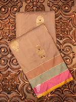 Handwoven Gold Katan Silk Saree