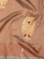 Handwoven Gold Katan Silk Saree