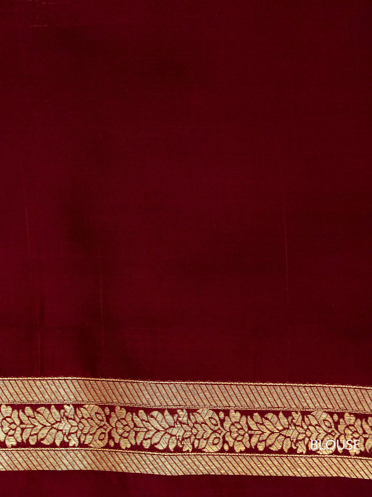 Handwoven Wine Gold Shikargah Katan Silk Saree