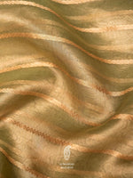 Handwoven Pista Green Breezy Organza Saree