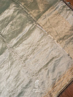 Handwoven Mint Green Tissue Silk Embellished Saree