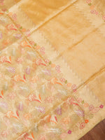 Handwoven Gold Tissue Silk Saree