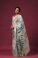Sea Green Breezy Organza Saree