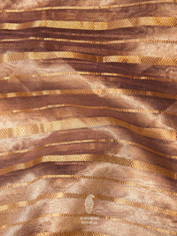 Handwoven Lavender Tissue Silk Saree