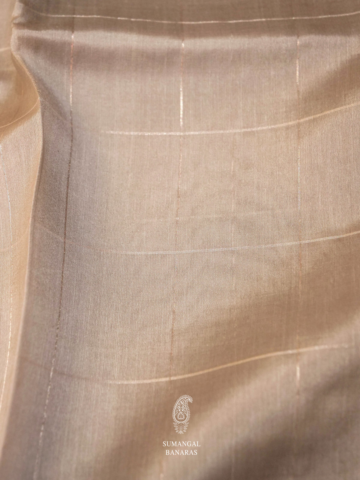 Handwoven Slate Grey Banarsi Katan Silk Saree