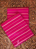 Handwoven  Hot Pink Banarsi Katan Silk Saree