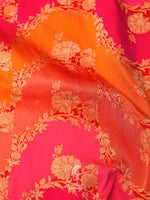 Handwoven Multicolor Katan Silk Saree