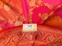 Handwoven Multicolor Katan Silk Saree