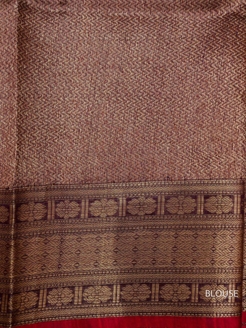 Handwoven Plum Purple Tussar Silk Saree